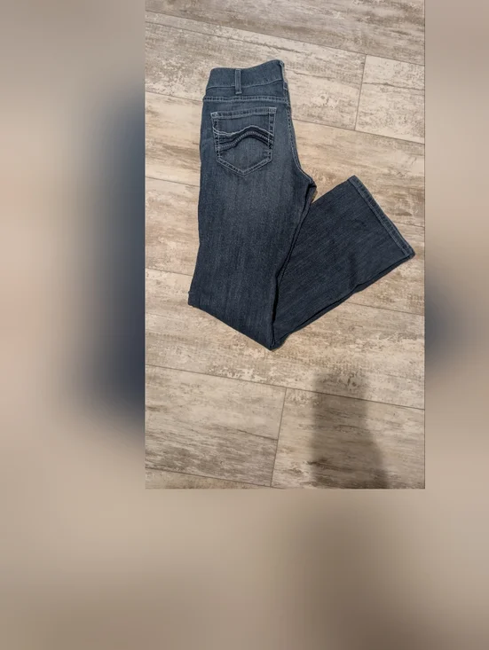 Ariat Dark Blue Bootcut Jeans for Women - Picture 3 of 8